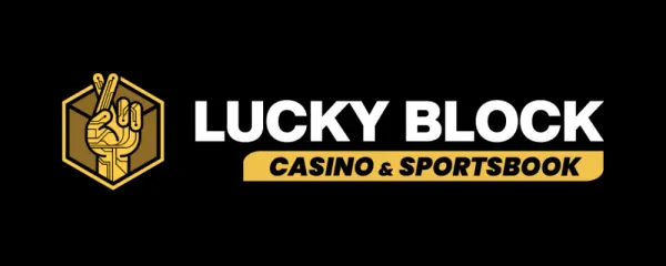 Lucky Block casino and sportsbook promotional banner