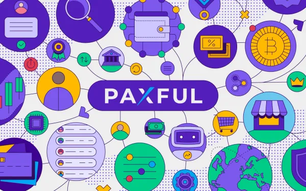 Promotional banner for Paxful P2P Cryptocurrency marketplace