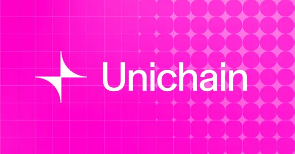 Oficial Unichain banner featuring it's logo